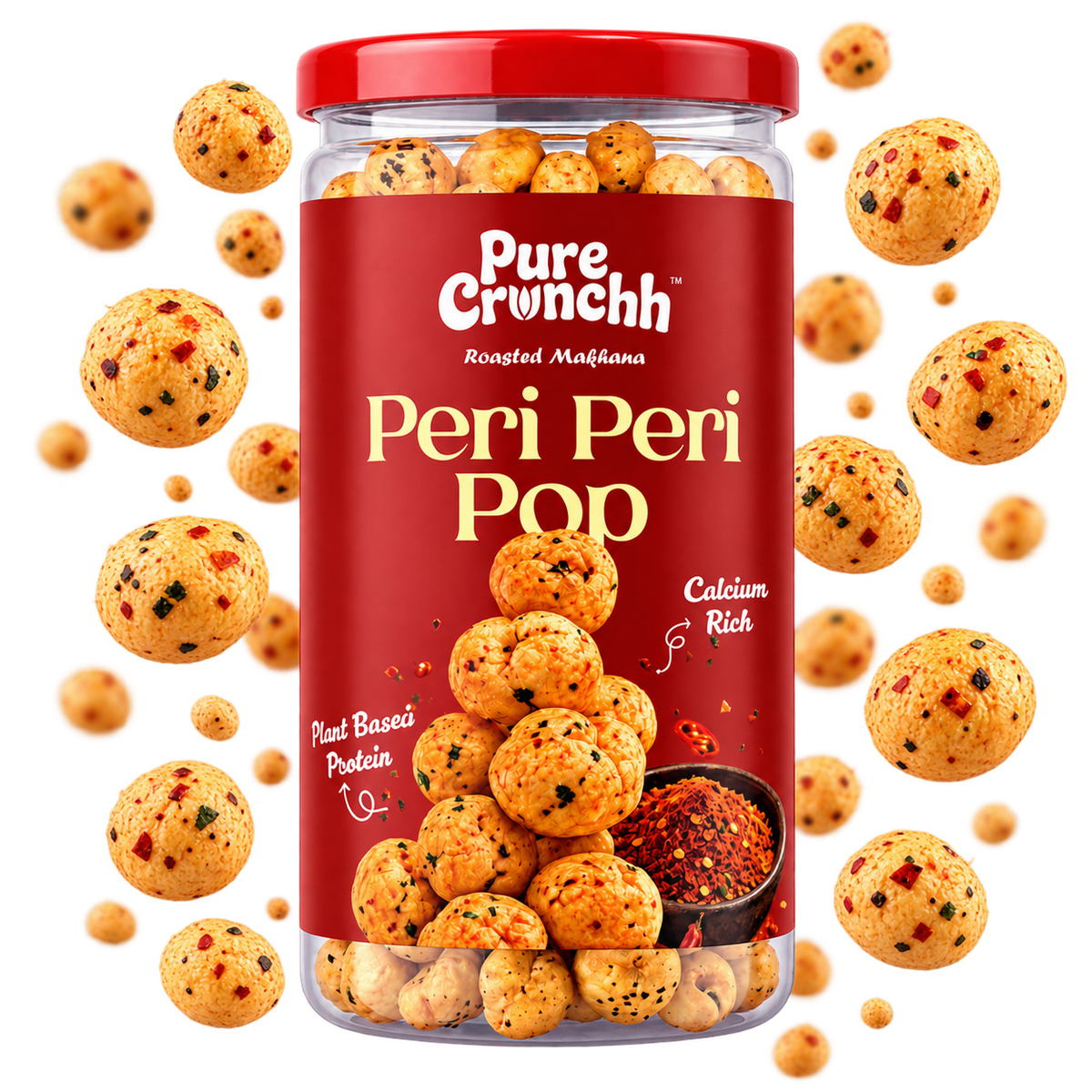 Peri Peri Pop Roasted Makhana