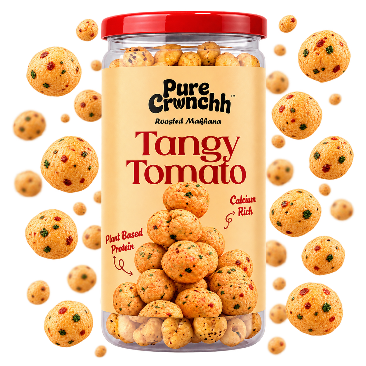 Tangy Tomato Roasted Makhana