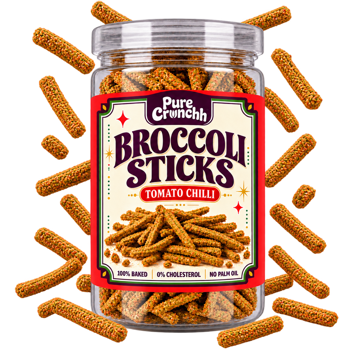 Tomato Chilli Broccoli Sticks