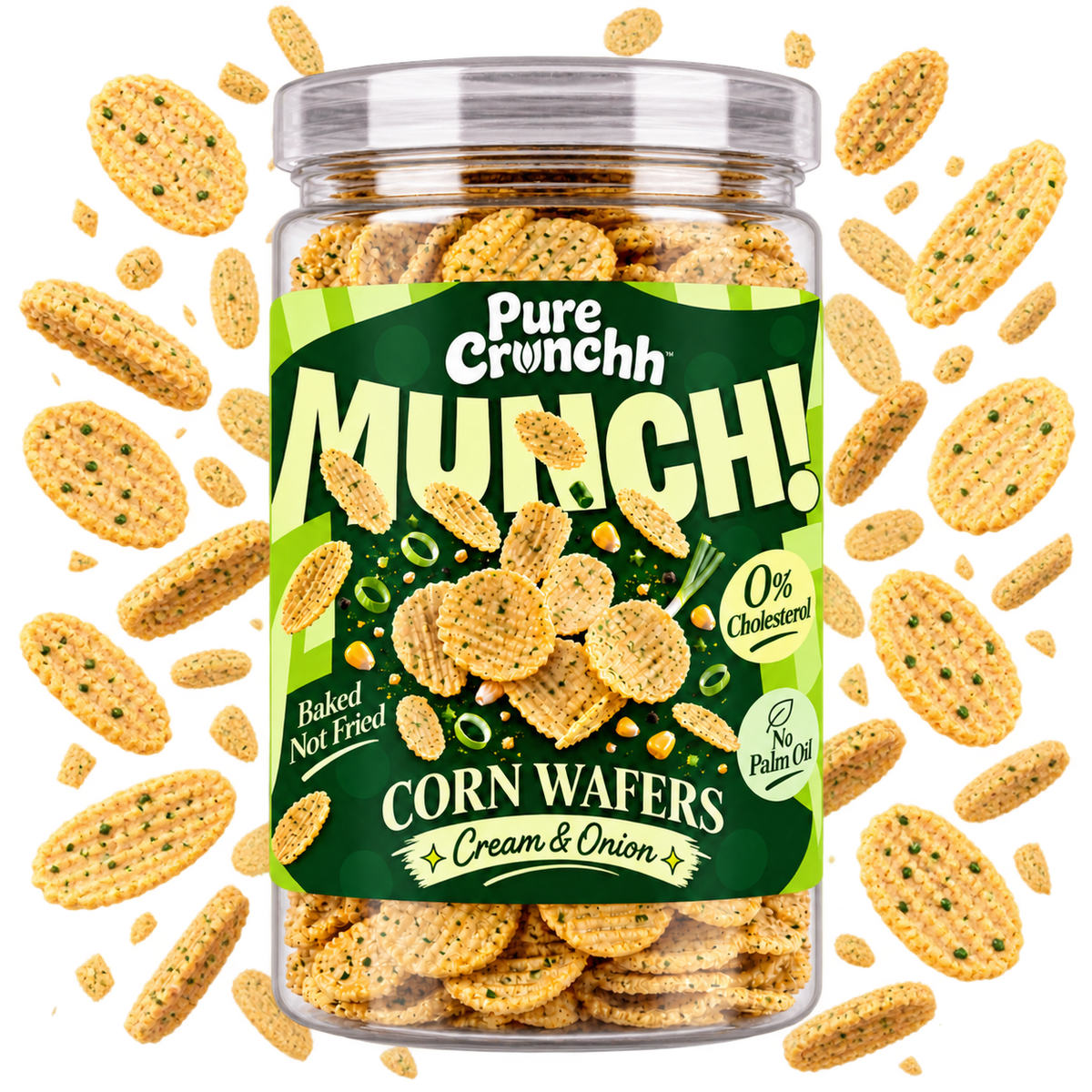 Cream & Onion Corn Wafers