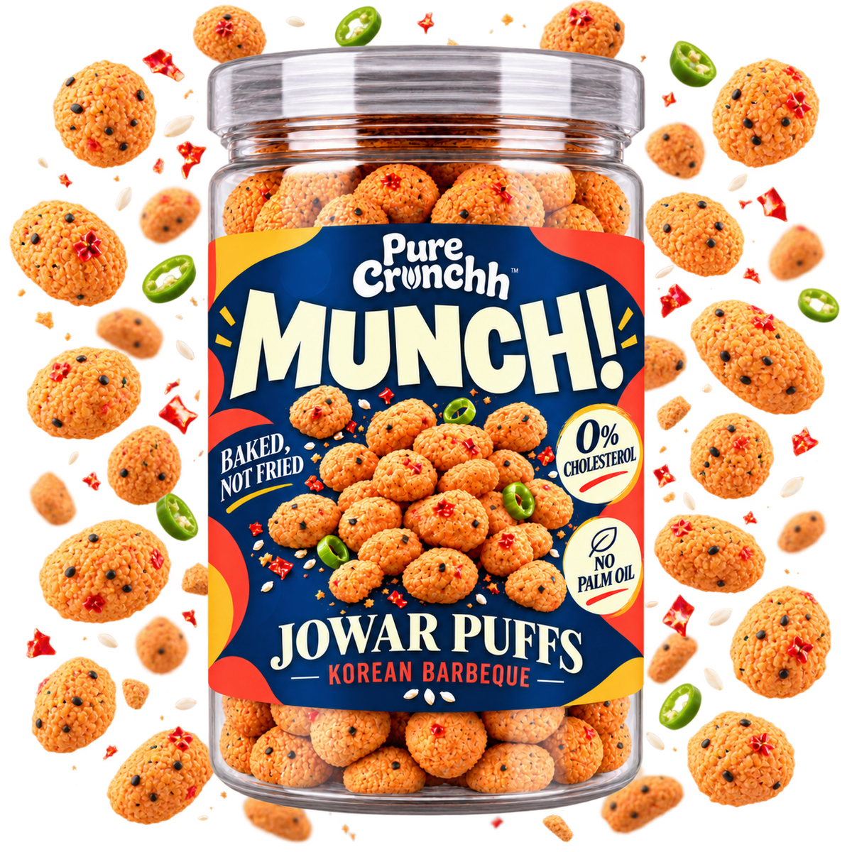 Korean Barbeque Jowar Puffs