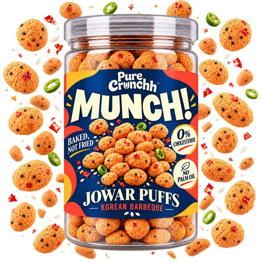 Korean Barbeque Jowar Puffs
