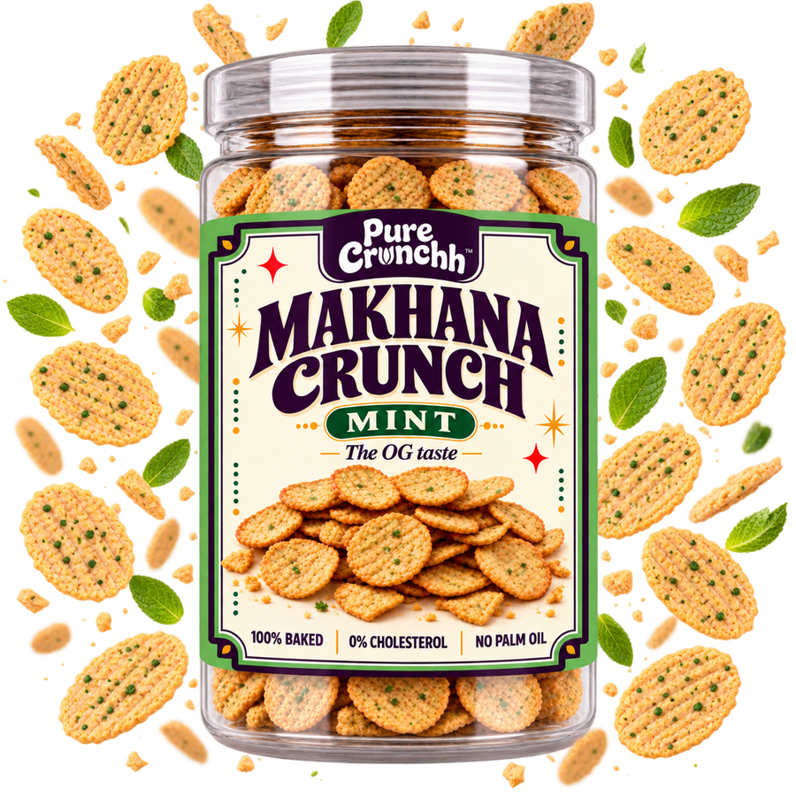 Mint Roasted Makhana Crispies