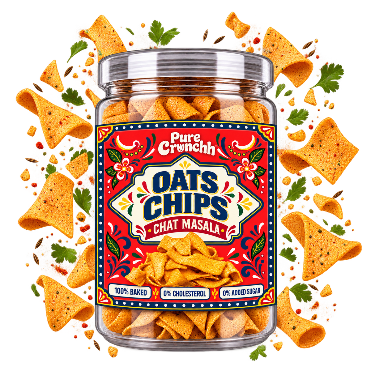 Chat Masala Oat Chips