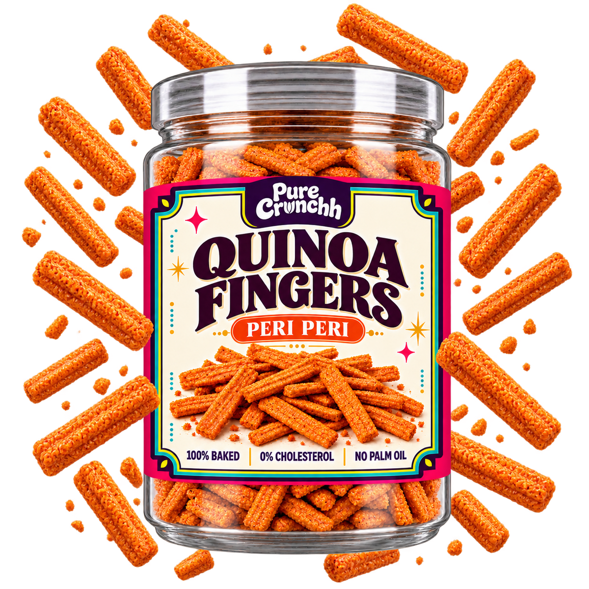 Peri Peri Roasted Quinoa Fingers