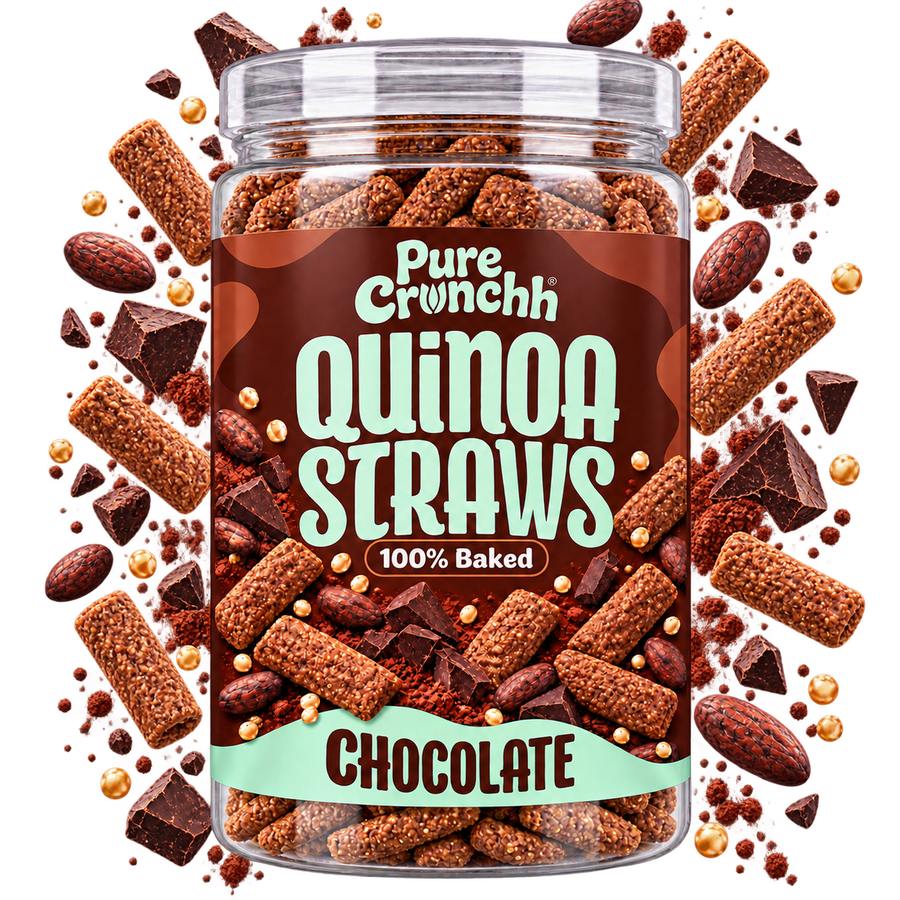 Chocolate Baked Quinoa Straws