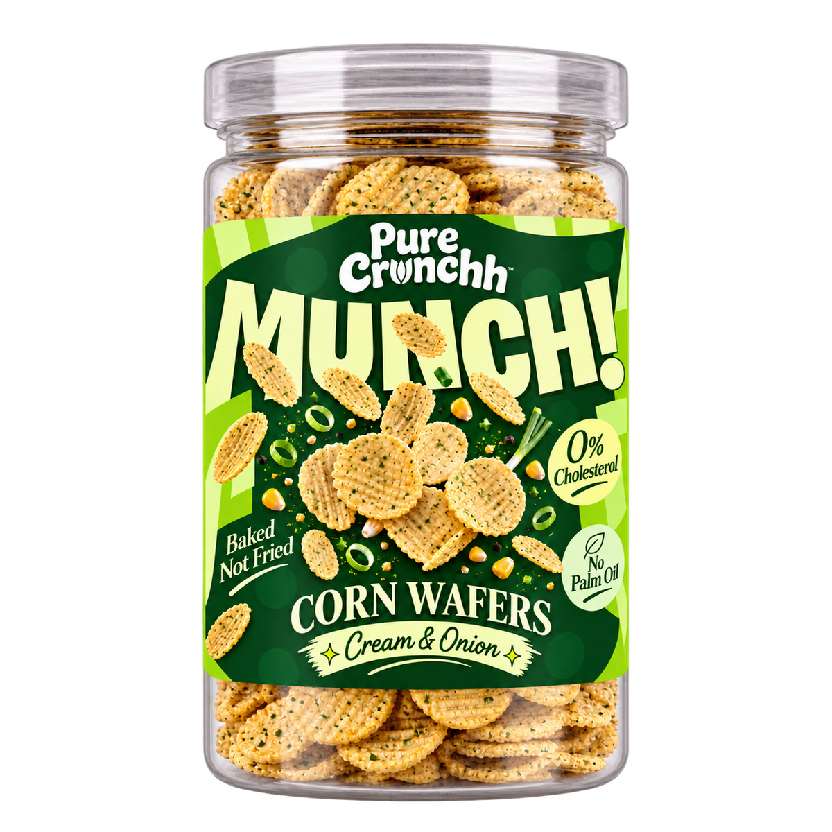 Cream & Onion Corn Wafers
