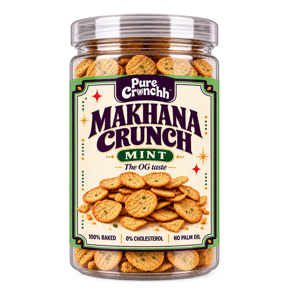 Mint Roasted Makhana Crispies