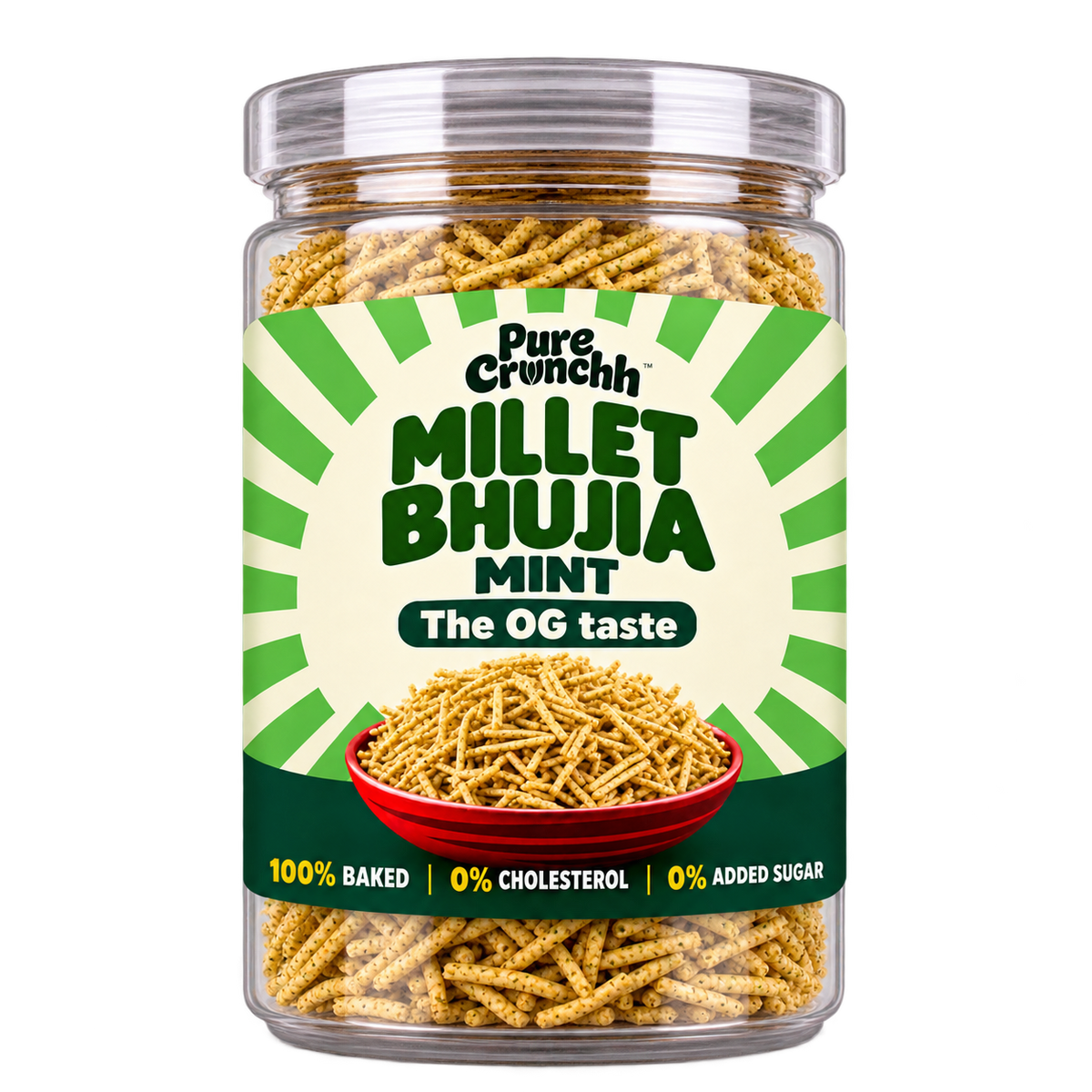 Mint Baked Millet Bhujia