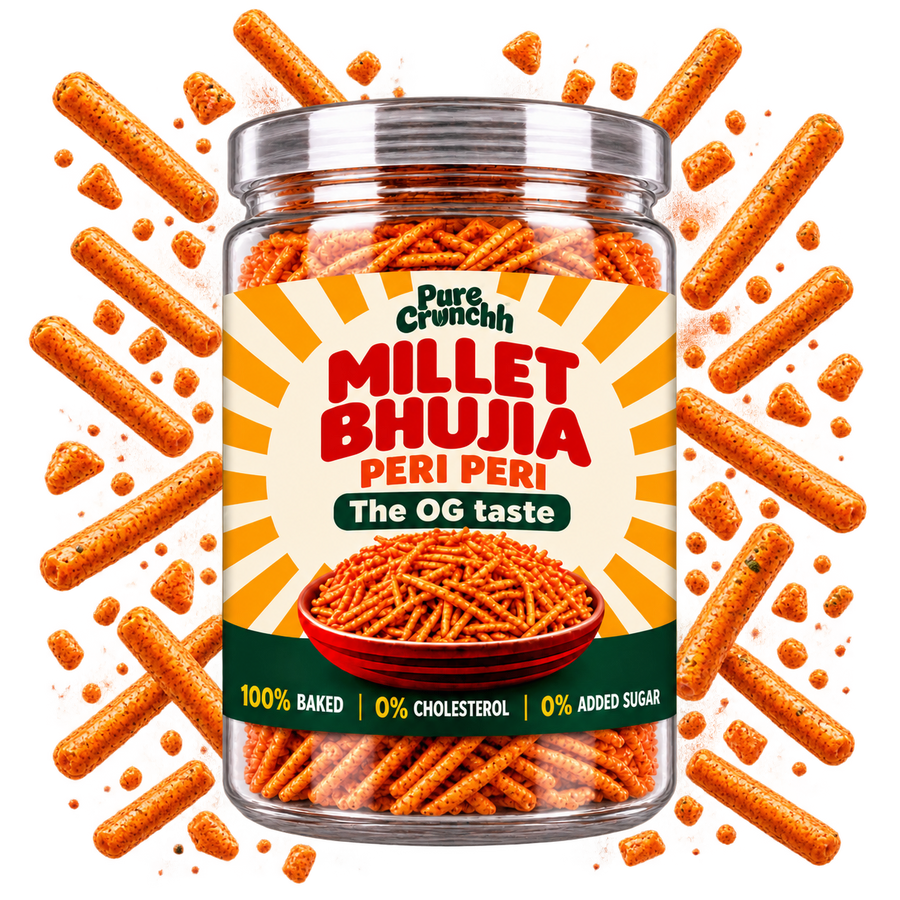 Peri Peri Baked Millet Bhujia