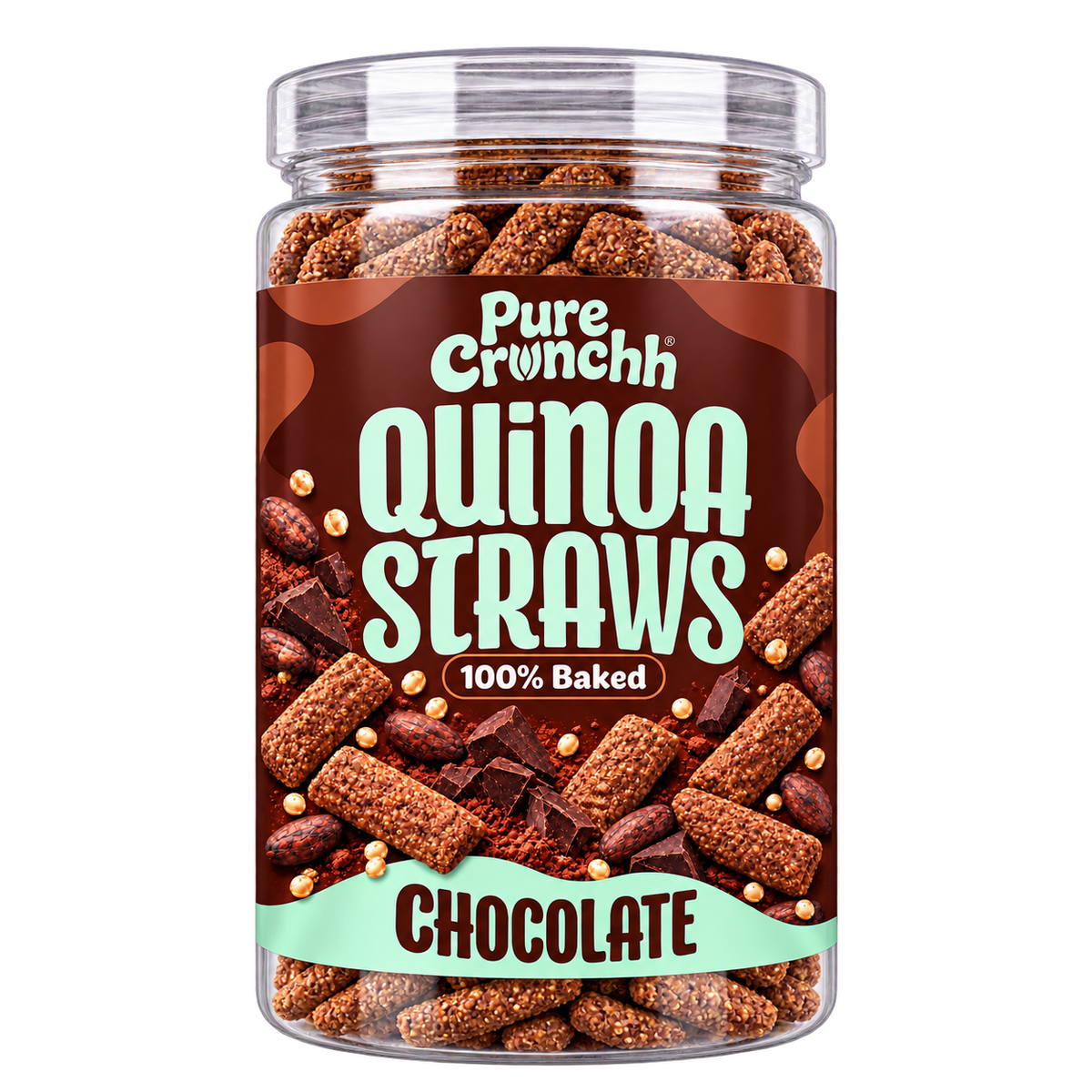 Chocolate Baked Quinoa Straws