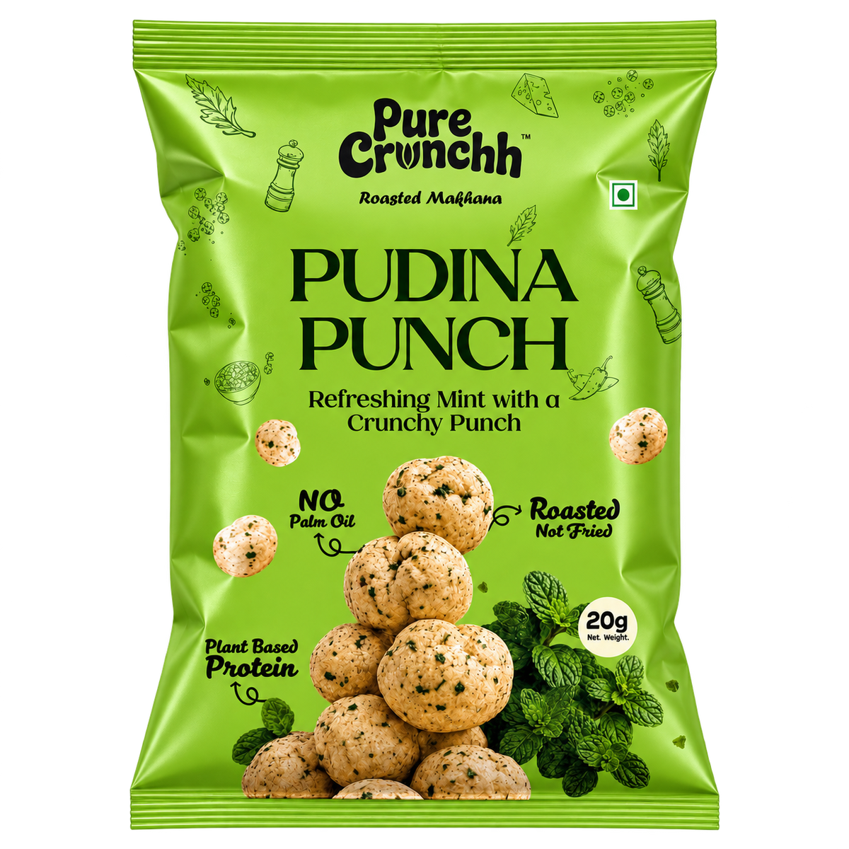 Pudina Punch Roasted Makhana