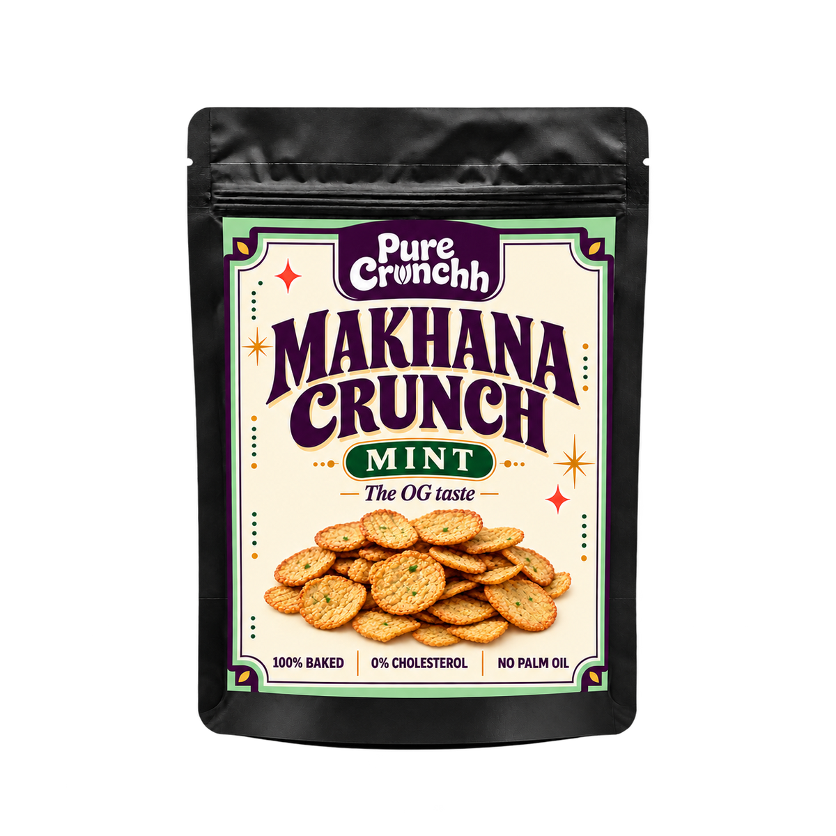 Mint Roasted Makhana Crispies