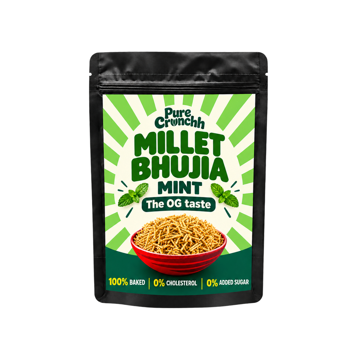 Mint Baked Millet Bhujia