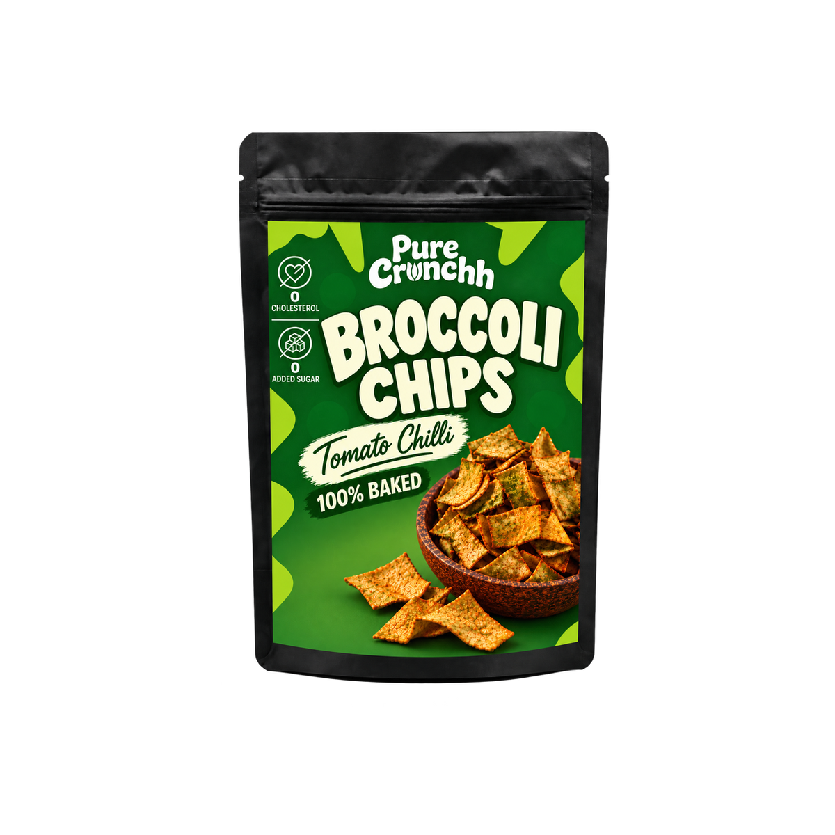 Tomato Chilli Broccoli Chips