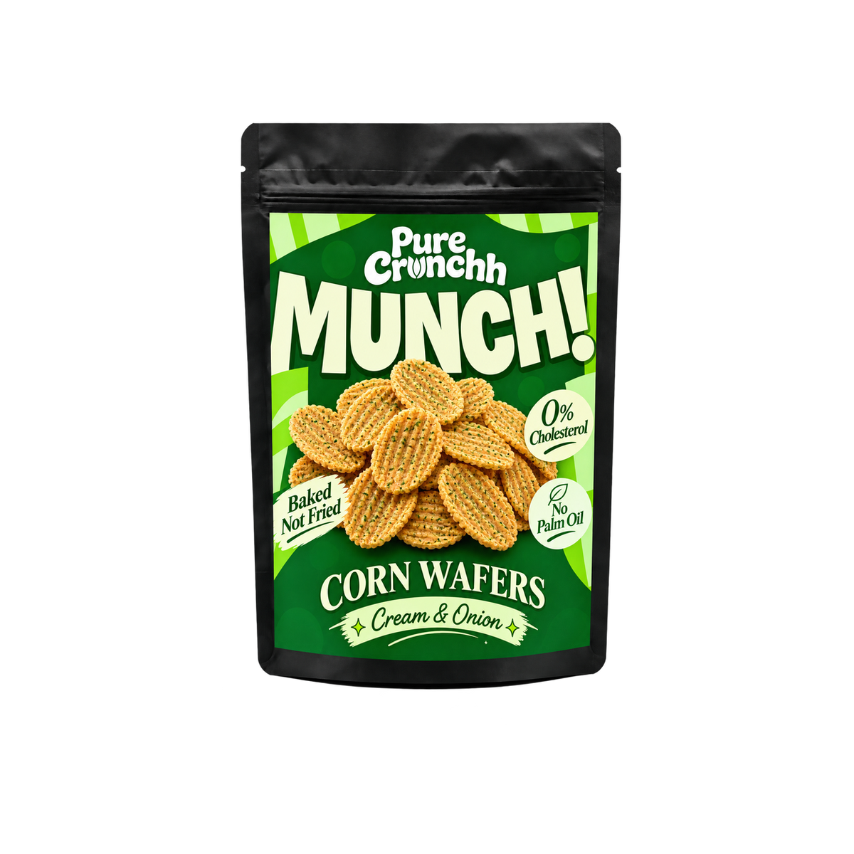 Cream & Onion Corn Wafers