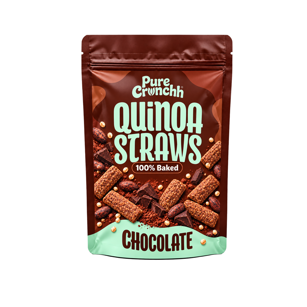 Chocolate Baked Quinoa Straws